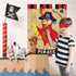 WERNNSAI Pin The Eye Patch on The Pirate - Pirate Party Game with 24 Reusable Stickers & Blindfold