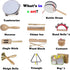 Set 1-3, Set Wooden Musical Instruments for Toddlers Natural Wood Percussion Instruments Xylophone Gift for Girls Boys