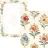 CZXW 52" 28" Floral Botanical Pattern Crib Sheets Fitted x Natural Cotton Soft & Breathable for Baby Crib Mattress
