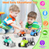 ORWINE 18 4PCS Inertia Trucks Toy Cars, Early Educational Baby Boy Toys Months, Push and Go Cars Gifts for Boys