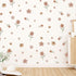 Boho Flower Wall Decals,Watercolor Wildflower Wall Art,Girls Bedroom Removable Flower DecalsNursery Kids Room Decor