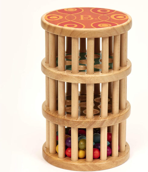 B. toys A-Maze Rain Rush Dexterity Toy - Crawling Rolling Tower for Toddlers