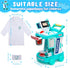 Set 3-5, Dentist Play Toy for Kids, Pretend Play Medical Toy Dentist Cart, Dental Toy with Fake Teeth, Doctor Toy