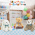 13 inch Set 5Pcs MaoGoLan Stuffed Animals Bulk Plush Toys Bundle Party Favors for Kids Teens Girls - Soft Teddy Bear