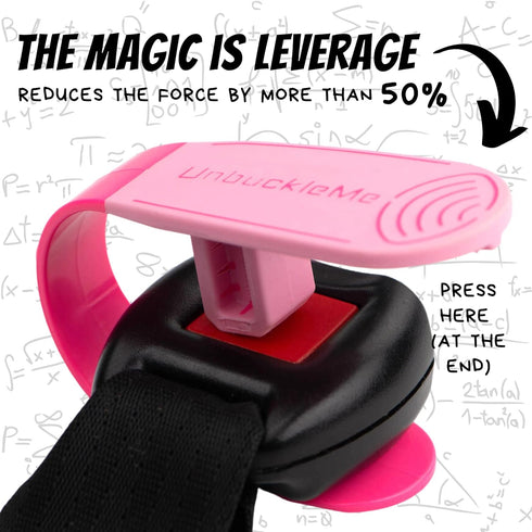 UnbuckleMe Car Seat Buckle Release Tool, Easy Opener Aid for Arthritis, Long Nails, for Infant, Toddler Car Seats