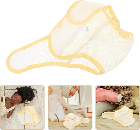 UPKOCH Fine Mesh Reusable Diaper Cover Breathable Boy Girl Underwear Soft and Comfortable Newborn Cloth Diapers