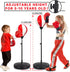 Punching Bag for Kids with 2 Pack Boxing Gloves, Boxing Toys for Boys & Girls Age 5-10, Height Adjustable Stand