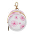 Cherry Blossom Round Pacifier Storage Case with Zipper, Portable Pacifier Case for