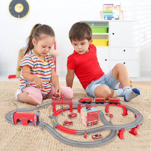 Set 92 2-8, Sets 2 3 4 5 6 7 92 Wdmiya Train for Toddlers, Pcs Train Toys for Kids Ages Electric Trains with Tracks