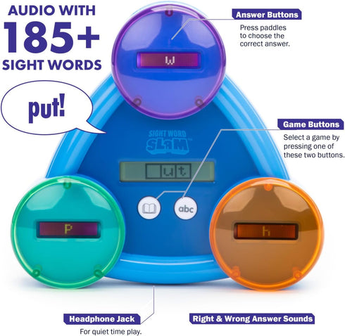 Educational Insights Sight Word Slam - Electronic Learning Games for Kids 5+, Fun Sight Words Games