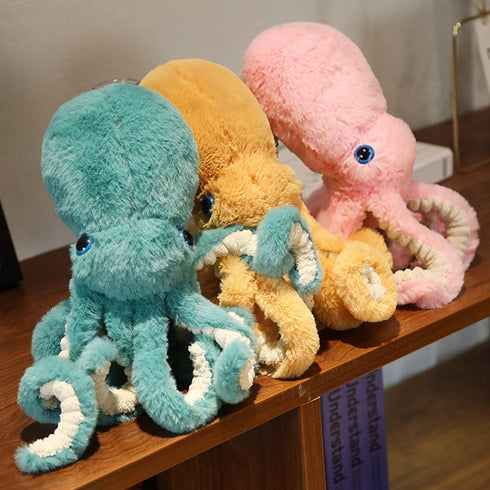 Octopus Stuffed Animals, Plush Doll Toys, Gift for Kids and Lovers for Birthday, Christmas, Valentine's Day (25.6-inch