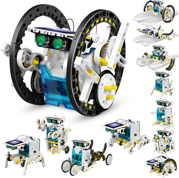Dioju 13-in-1 Solar Robot Toys for Ages 8 9 10 11 12