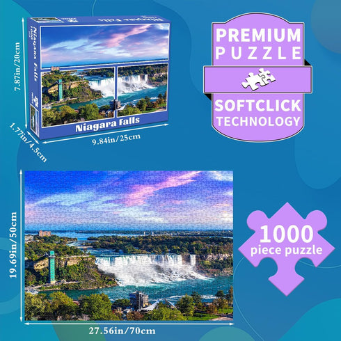 Jigsaw Puzzles for Adults 1000 Piece Puzzle for Adults 1000 Pieces Puzzle 1000 Pieces-Niagara Falls