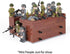 WW2 Battlefield Right Corner Military Block Set, 200PCS Military Building Block Set Can Freely Build Battle Scenes