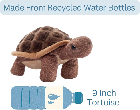 9 Inches The Petting Zoo Tortoise Stuffed Animal Plushie, Gifts for Kids, Wild Onez Farm Animals, Tortoise Plush Toy