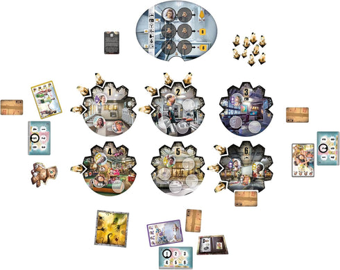Lockdown Board Game - Survive the Horrific Monster Onslaught, Semi-Cooperative Survival Strategy Game for Ages 14+