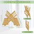 Msoesticc.dl DSVENROLY Baby Bottle Drying Rack Foldable Vertical Bamboo Milk Bottle and Accessories Organizer for Busy