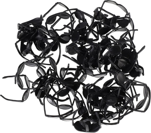 Toddmomy Mini Doll Glasses, 80Pcs Black Mini Sunglasses for Dolls