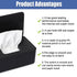 NOVWANG Wipes Dispenser, Baby Wipe Holder, Refillable Container for Bathroom Wipes, Black