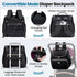 Tealari 4 1 Backpack,Waterproof Backpack,Stroller in Convertible Diaper Bag Baby Diaper Bag with Changing Pad,Converts