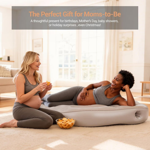 YATAOQINGJIE Tummy Inflatable Pregnancy Pillow with Belly & Head Hole, Prone Pregnancy Pillow for Stomach Sleepers