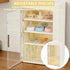 Wenceda 3/4 Countertop Baby Bottle Organizer, Tier Bottles Storage Organizer, Baby Bottle Drying Rack for Bottles