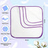 54 Packs Flannel Reusable Baby Wipes Cloth Wipes with Black Upgraded Wipes Dispenser, Soft & Natural Skin Friendly