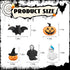 Kleeblatt 60pcs Halloween Erasers for Kids Bulk, 5 Styles 3D Mini Treats, Party Favors