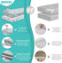 Set 2 BROLEX Baby Fitted Crib Sheets: Kid Crib Sheets - of for Toddler Standard Size Crib Mattress for Boys and Girls
