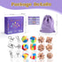 Brain Teaser Puzzles for Adults and Kids - 18Pcs Puzzle Games Set, 3D Wooden Plastic Metal IQ Test Toys