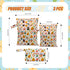 Ksheria 3pcs Cloth Diaper Wet Dry Bags Waterproof Reusable with Two Zippered Pockets Travel Beach Pool Daycare Soiled