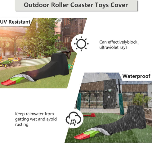 Cover for Step2 Up & Down Roller Coaster Toy, Waterproof Dust Proof Anti-UV Cover for Outdoor Roller Coaster