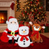 Poen 3 11 Inch Set Pcs Christmas Stuffed Animals Santa Claus Snowman Reindeer Plush Pillow, Christmas Plush Doll Toys