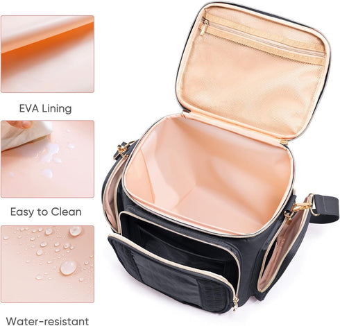Pack 6 9 SFYBYHEART Breastmilk Cooler Travel Bag with Ice for Baby Bottles Up to Ounce - Insulated Bottle bag
