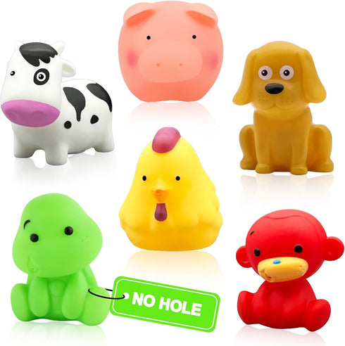 Bath Toys for Kids 1-3 Years, No Hole Infant Baby Bath Toys for 6-24 Months, Fun Bathtub Shower Toys