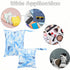 TSD 2-Pack Baby Wet Dry Bags Waterproof Reusable Diaper Bags with Two Zippered Pockets Travel Beach Pool Gym and Yoga
