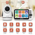 Video Baby Monitor with Camera and Audio, 5" Display, No WiFi, 30H Battery, 1000ft Range, Remote Pan-Tilt-Zoom, Night