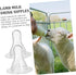 Happyyami 30 Pcs Lamb Silicone Pacifier Teats for Livestock Feeding