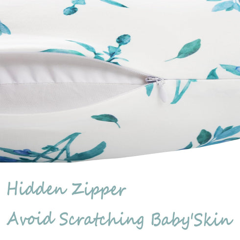 22.5"x18" Nursing Pillow Cover,Ultra-Soft Stretchy Removable Slipcover for Breastfeeding Pillows for Baby Boys
