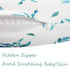 22.5"x18" Nursing Pillow Cover,Ultra-Soft Stretchy Removable Slipcover for Breastfeeding Pillows for Baby Boys
