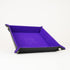 FanRoll by Metallic Dice Games Purple Fold Up Velvet Dice Tray w/PU Leather Backing: Role Playing Game Dice Accessories