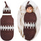 Football Swaddle Wrap, Newborn Receiving Blanket, Soft Sleeping Sack for Baby Boys Girls