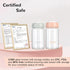Free,2PCS (6oz,2 COMI Natural Glass Baby Bottle,Breastmilk Storage Bottle for Fridge,Wide Neck Breast Milk Container