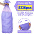 SOHBCLE 8 Pack 12% 5336 30% Diaper Pail Refill Bags Compatible with Dekor Plus Diaper Pail Refills Extra Length,Holds