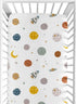 Sweet Jojo Designs Fitted Baby Crib Sheets (Outer Space Themed) for Boys,