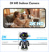 Gyliziex 2K 2.4&5Ghz 2 Cameras for Home Security Indoor Robot, Indoor Camera WiFi Wireless Pet/Nanny/Dog Camera Phone