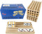 Yuanhe Domino Holder Trays Rack - Set of 8 Wooden Tiles Stand