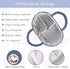 COMSE Large Diaper Caddy Organizer for Girl Boy, Cotton Rope Diaper Basket with Handles, Baby Shower Gifts, Folkstone