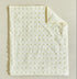 3 Set Set Pieces Crib Bedding Tufted Dots Jacquard Baby Comforter with Fitted Sheet and Bed Skirt - Cute Embroidery