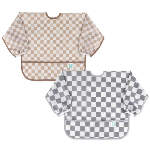 Bumkins - Sleeved Bib -For Boys & Girls, Babies & Toddlers 6-24